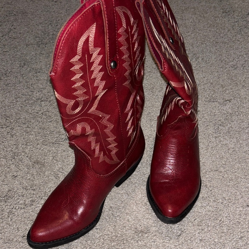 Red Western Cowboy Boots